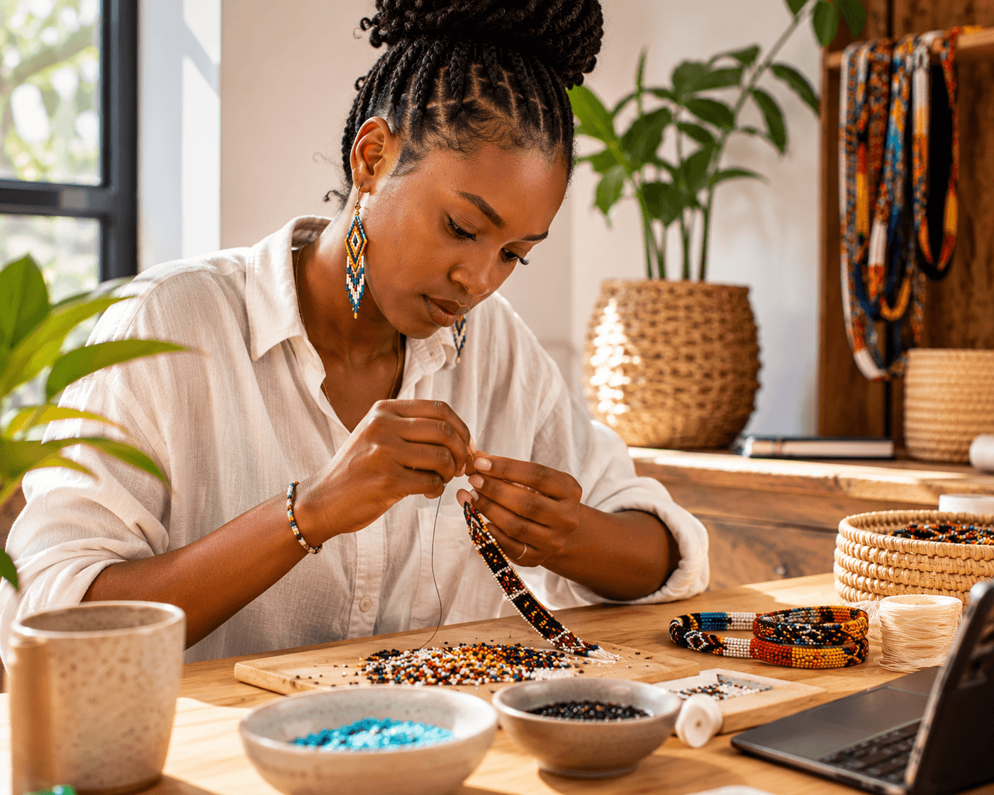 SharonCraft artisan at work
